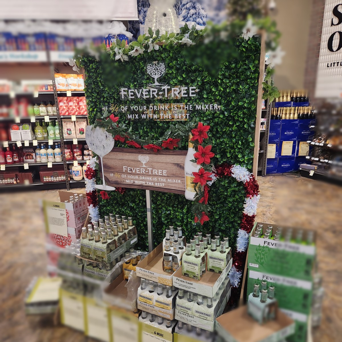In-store display at Spec's
