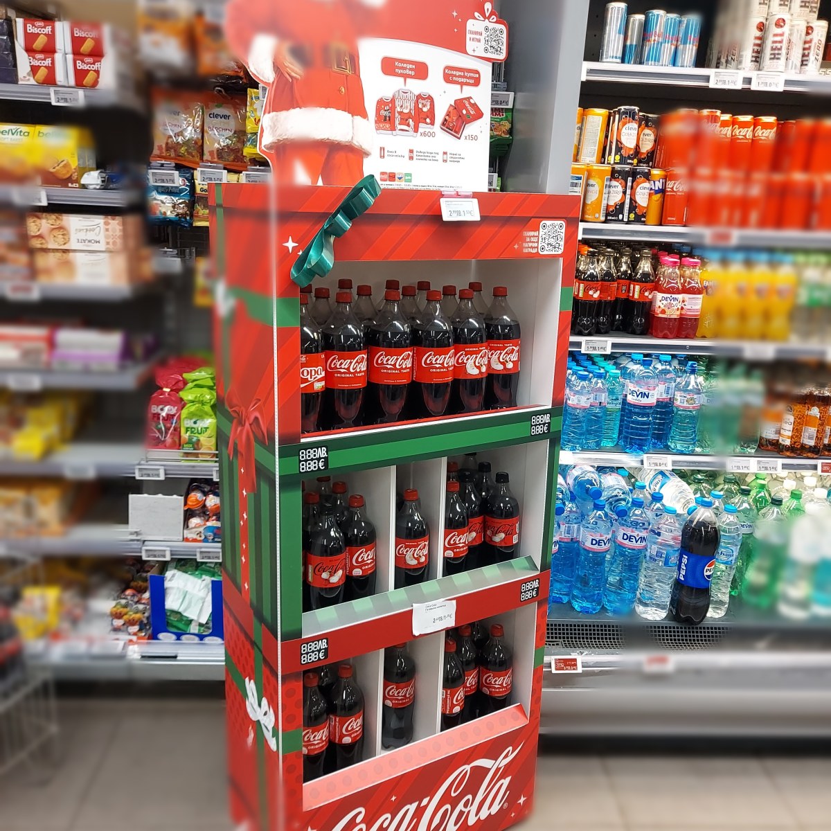 In-store display at Target