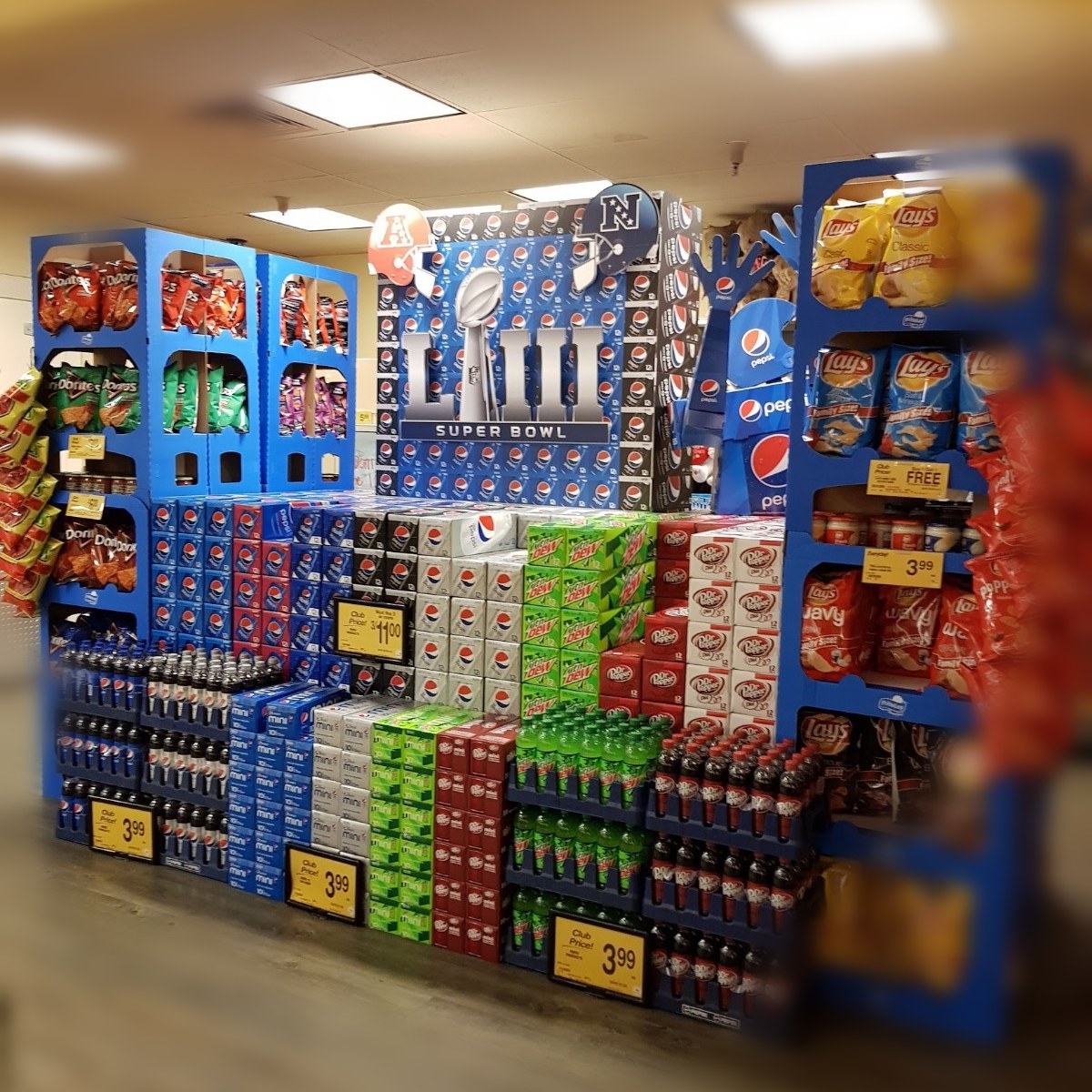 In-store display at LCBO