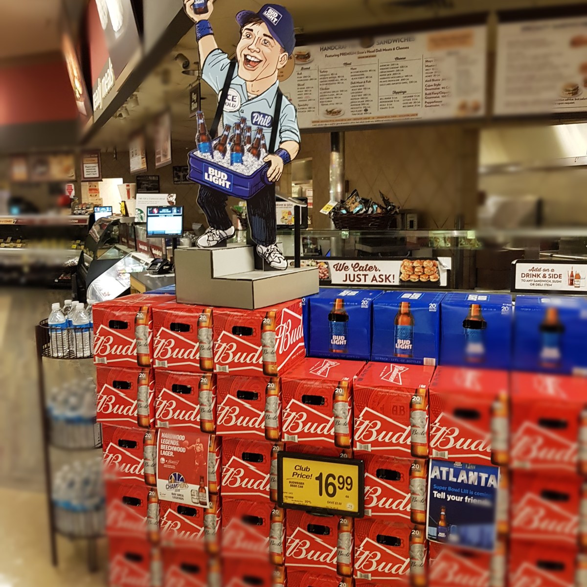 Budweiser at Local Wine Shop