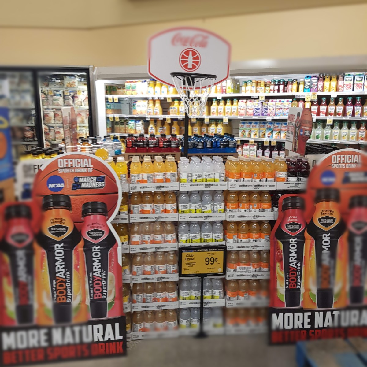 In-store display at Walmart