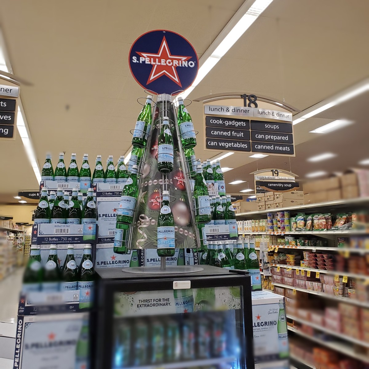 In-store display at Whole Foods