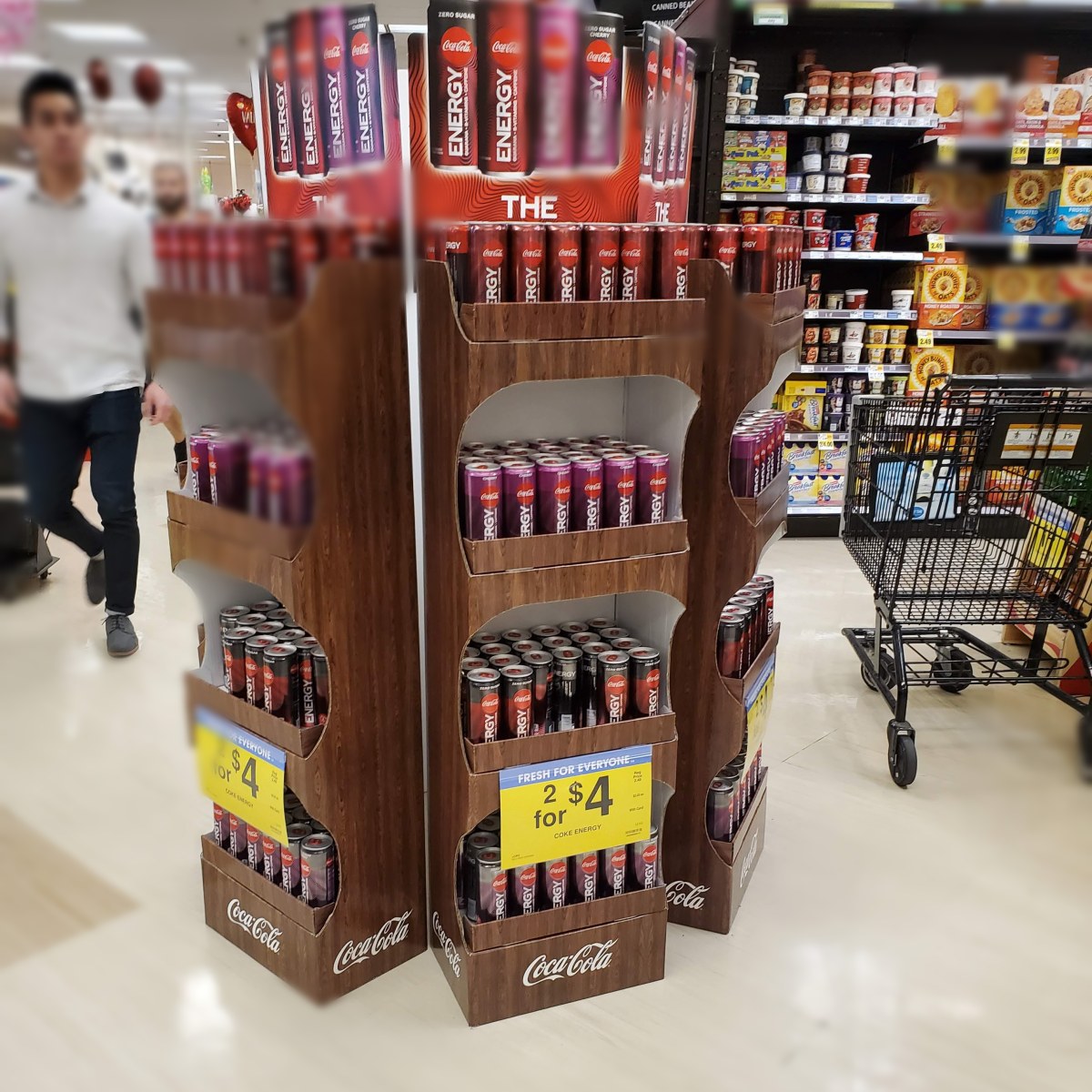 In-store display at Tesco Ireland