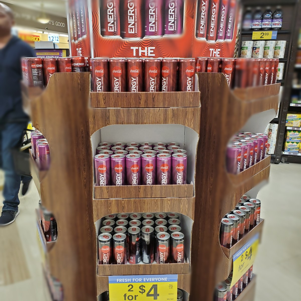 In-store display at Local Wine Shop