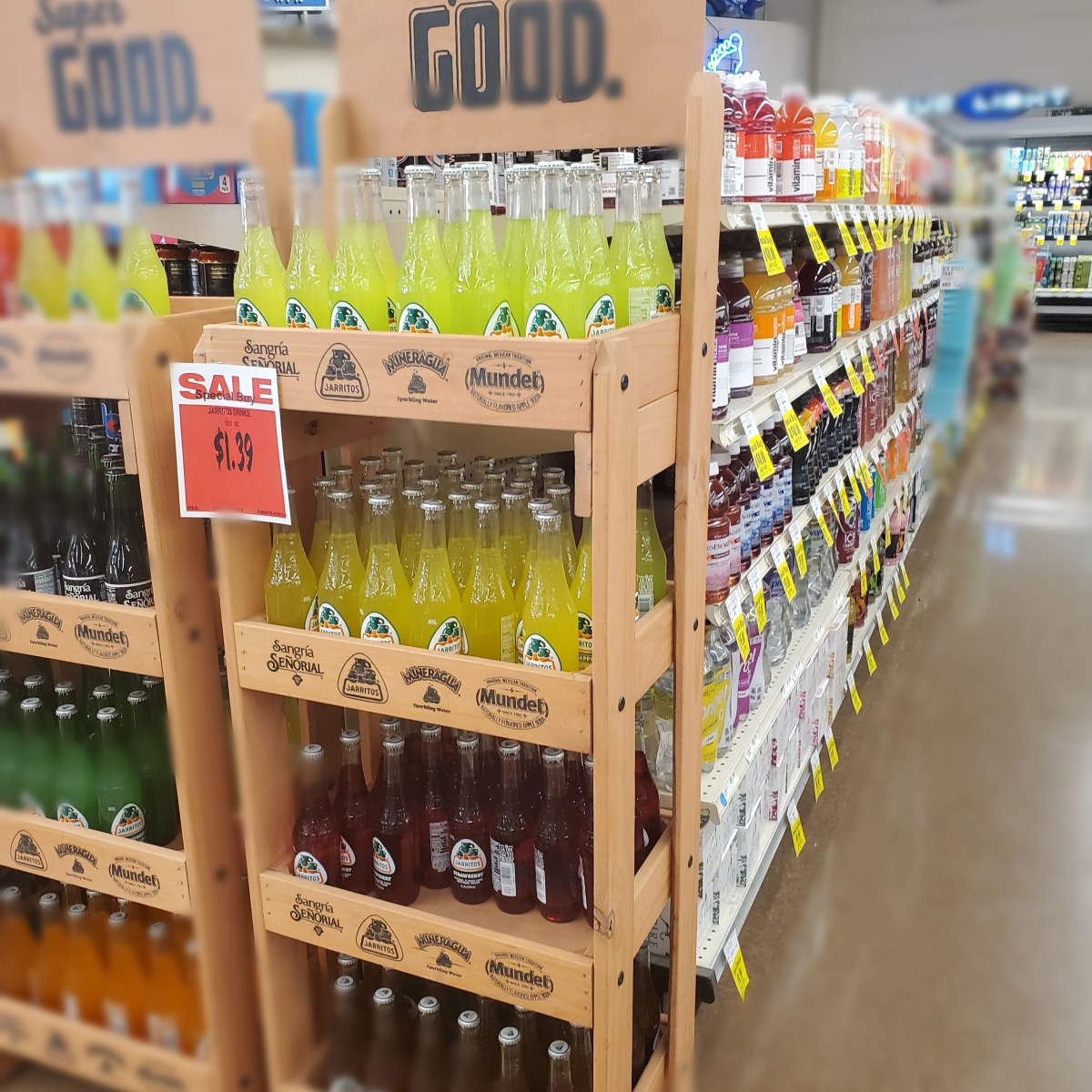 In-store display at Walmart