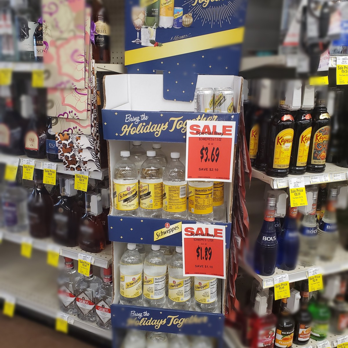 In-store display at BC Liquor