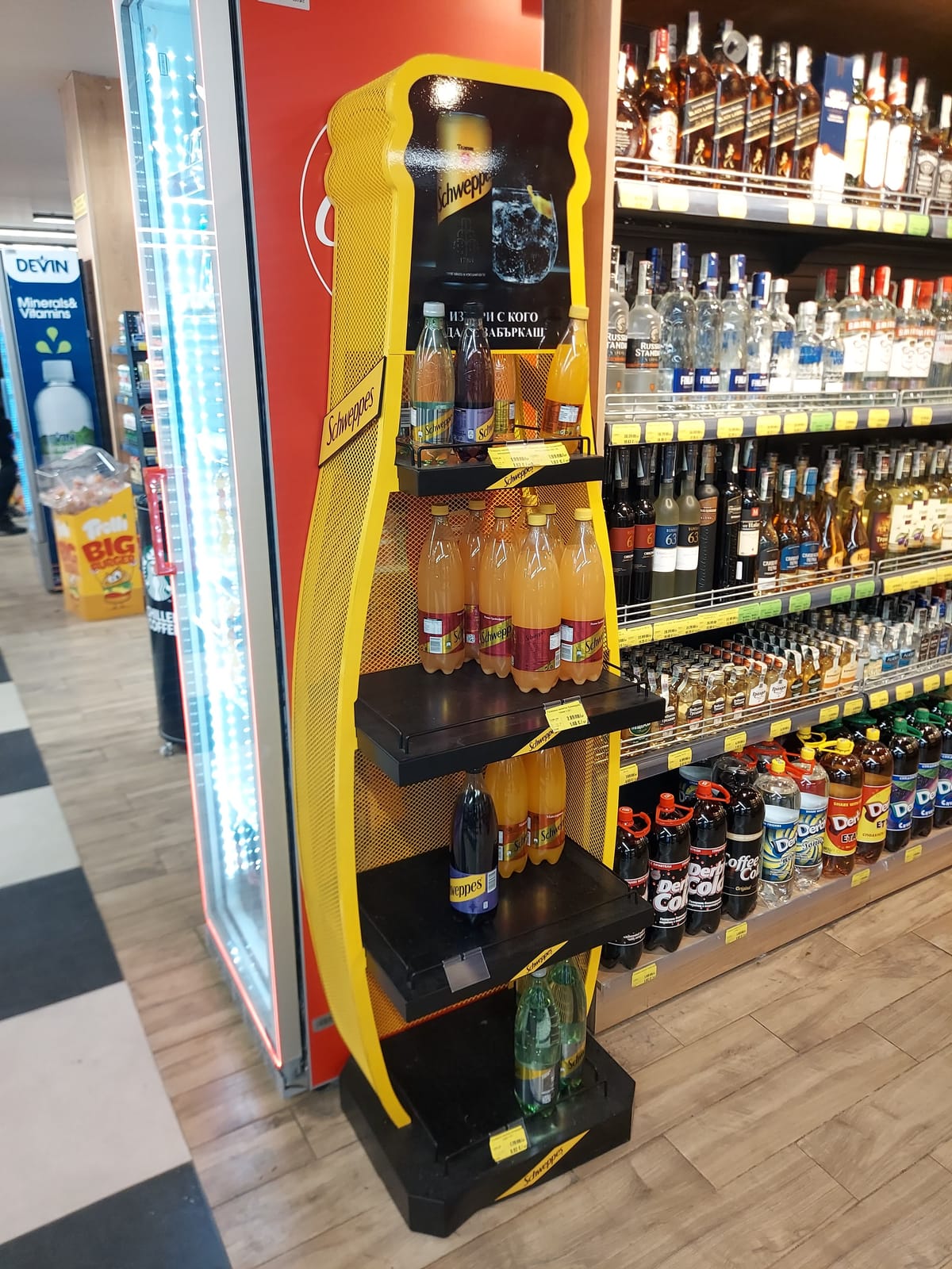 In-store display at Spec's