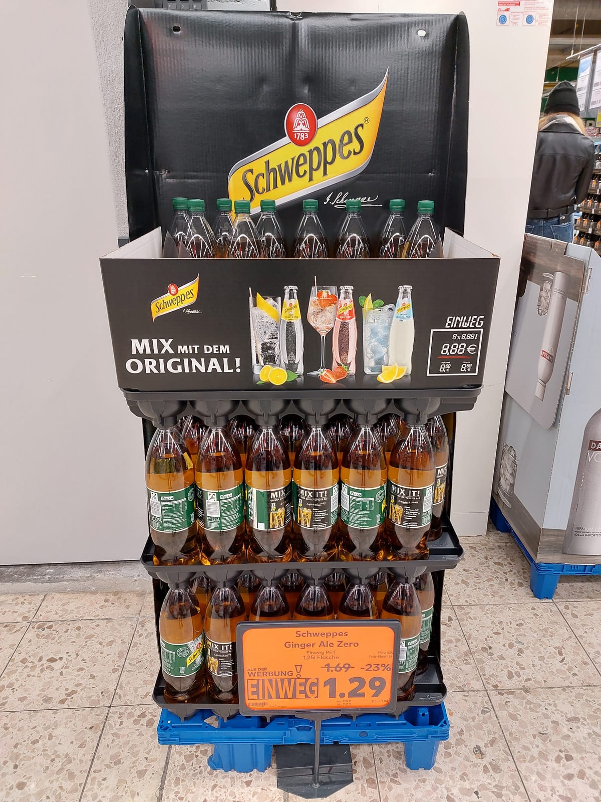 In-store display at Systembolaget