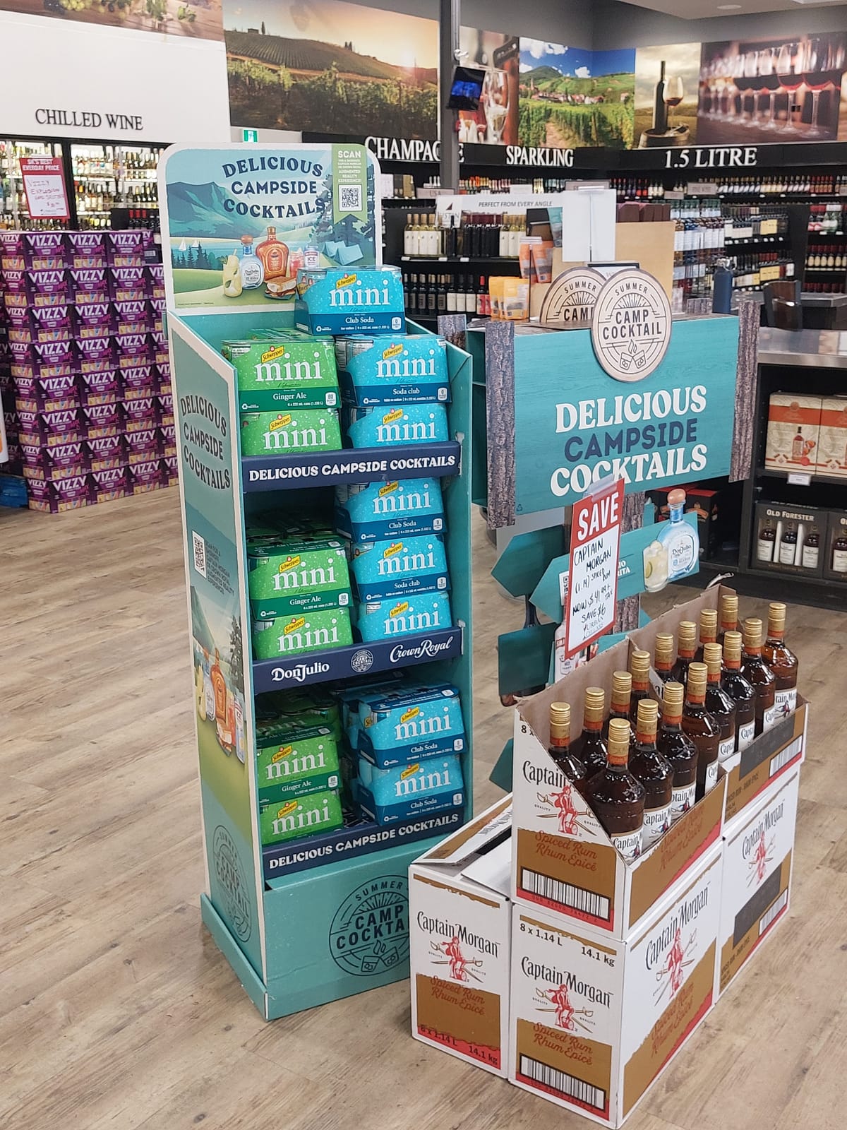 In-store display at Tesco Ireland