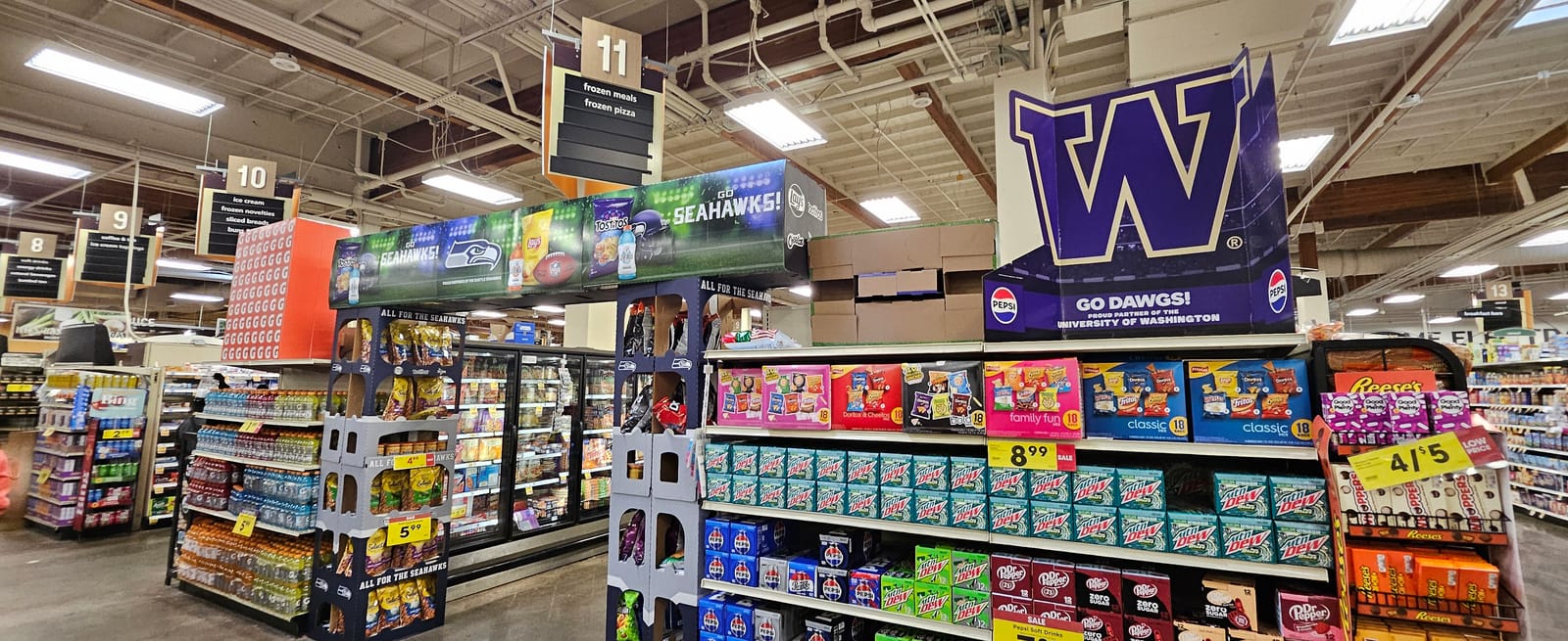 In-store display at Costco