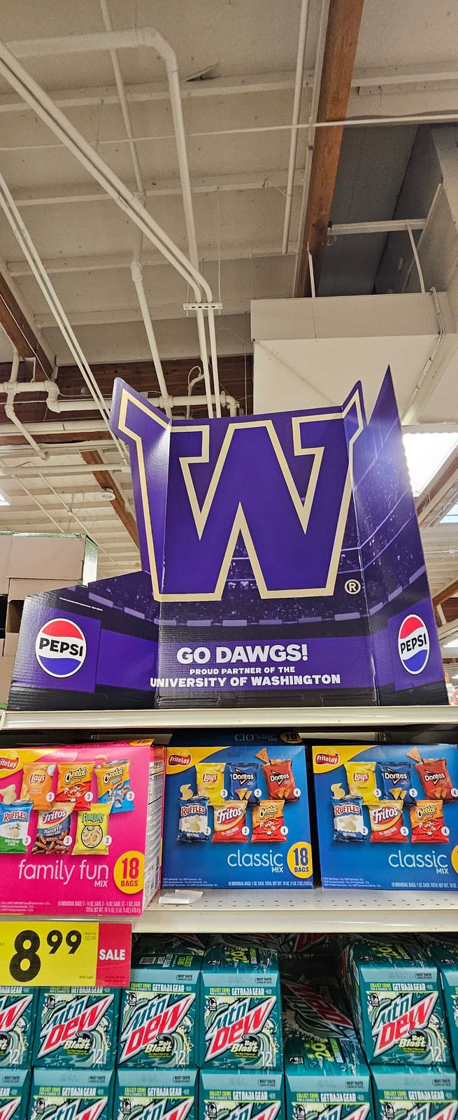 In-store display at Total Wine