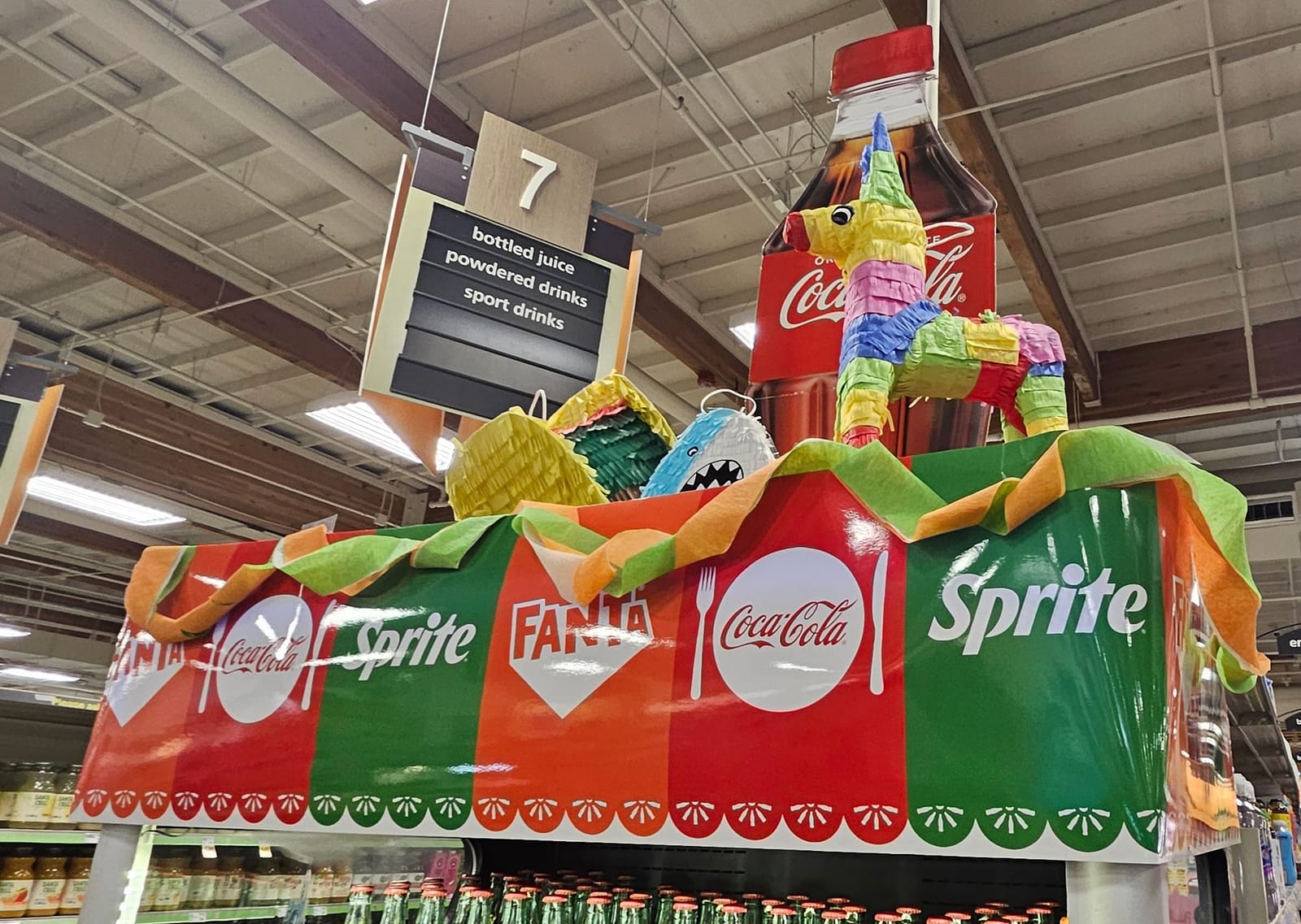 In-store display at SLGA