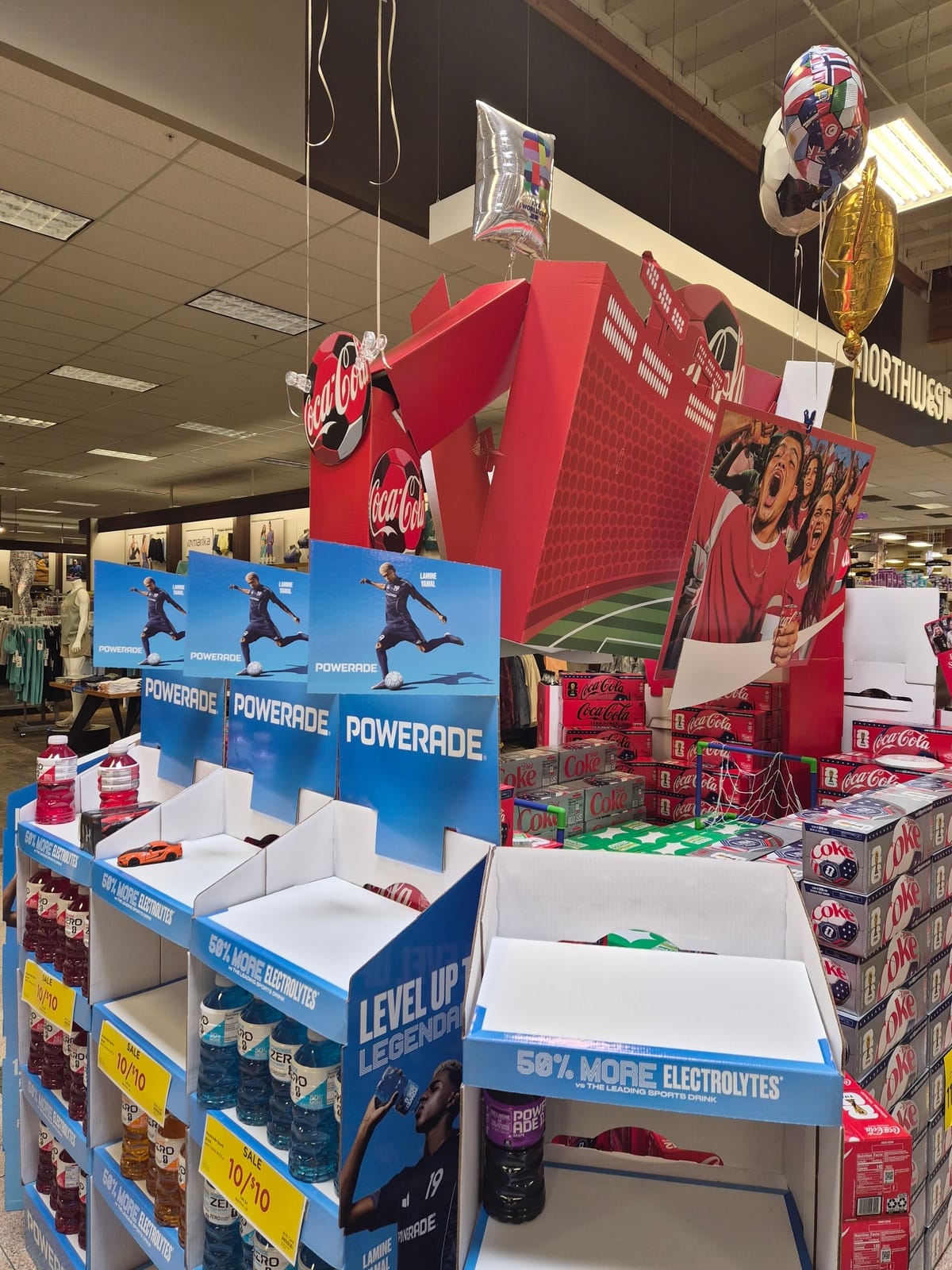 In-store display at Binny's