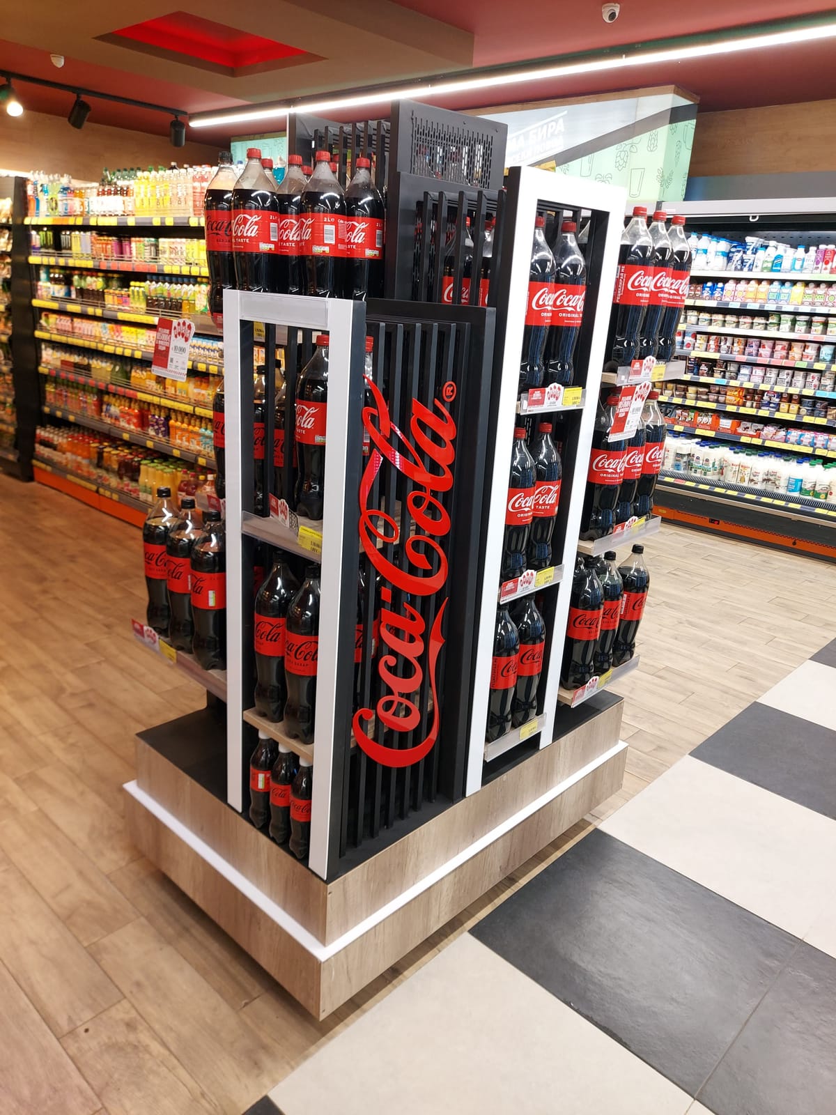 In-store display at Systembolaget