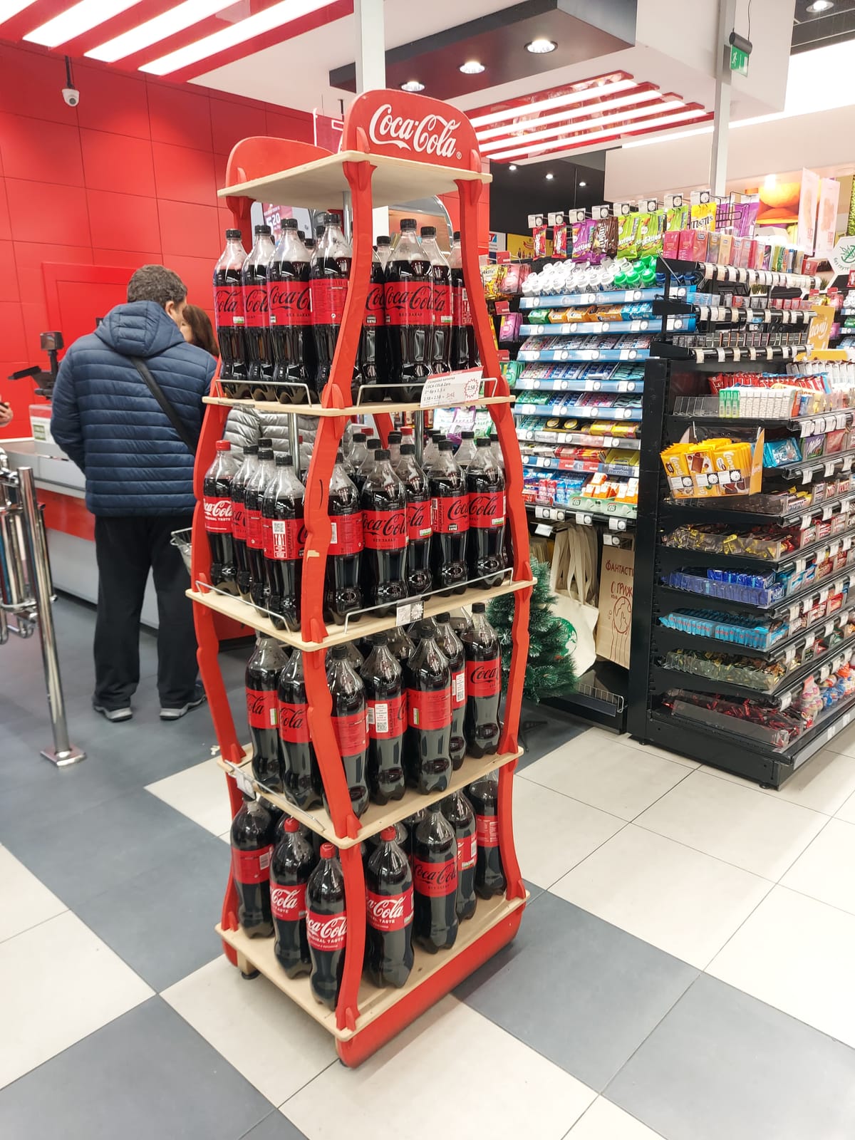 In-store display at Spec's