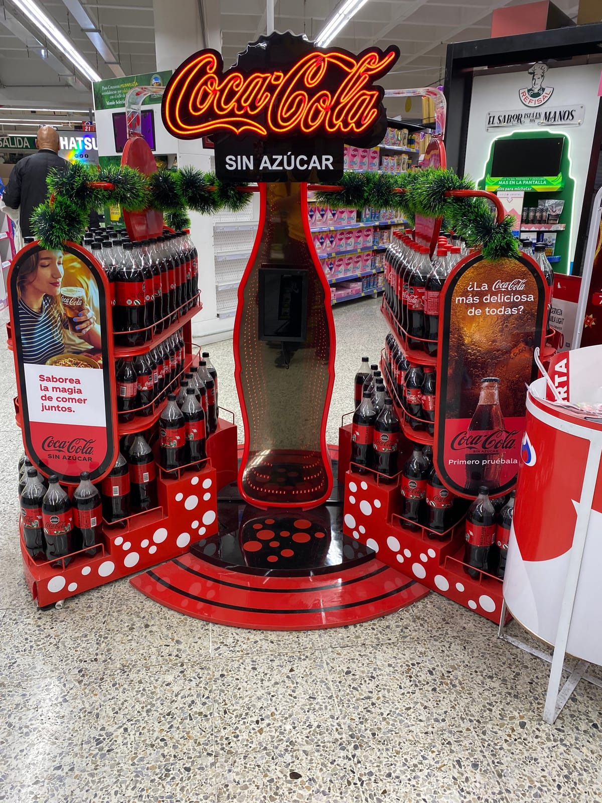 In-store display at Waitrose