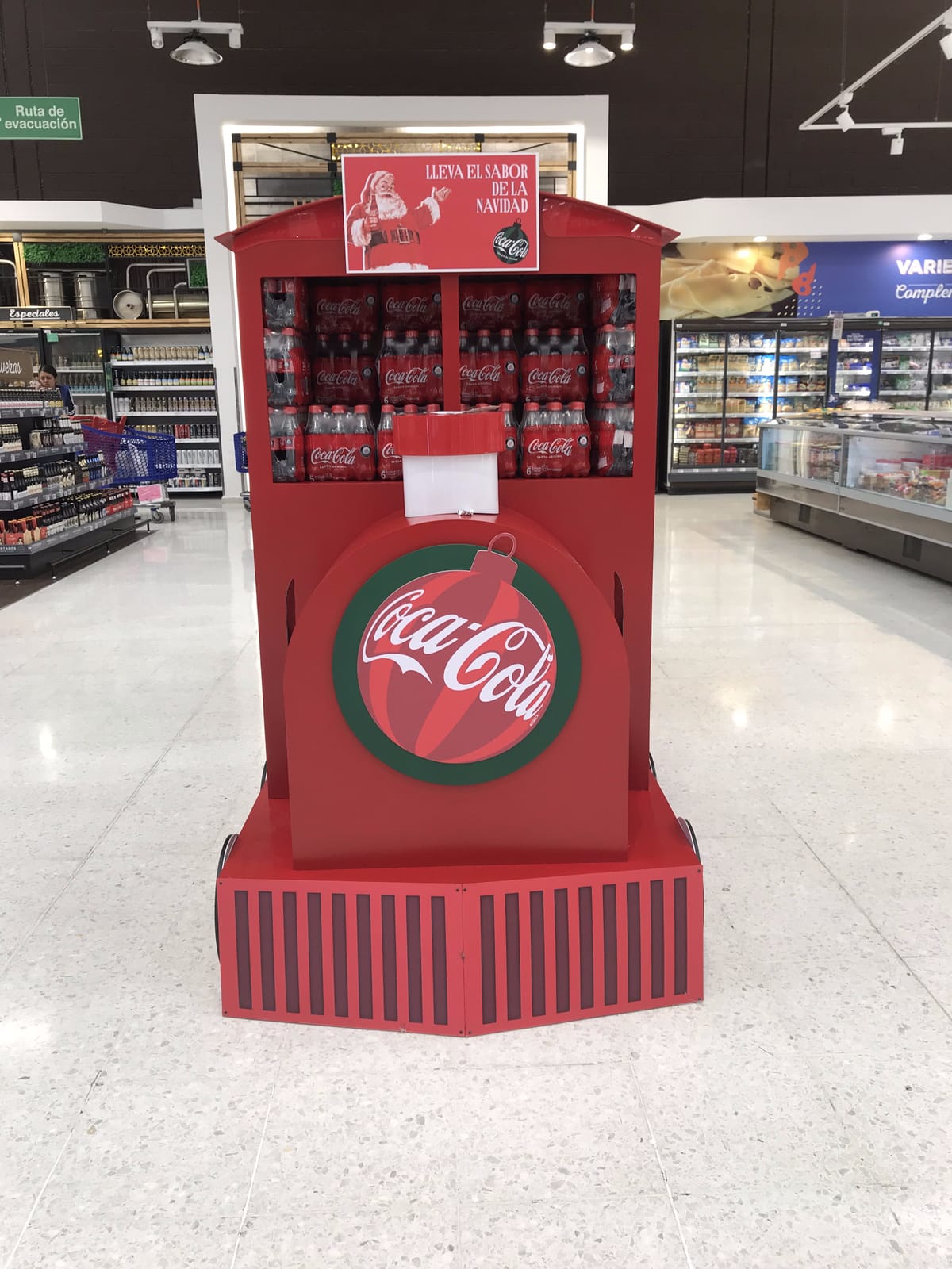In-store display at Local Wine Shop