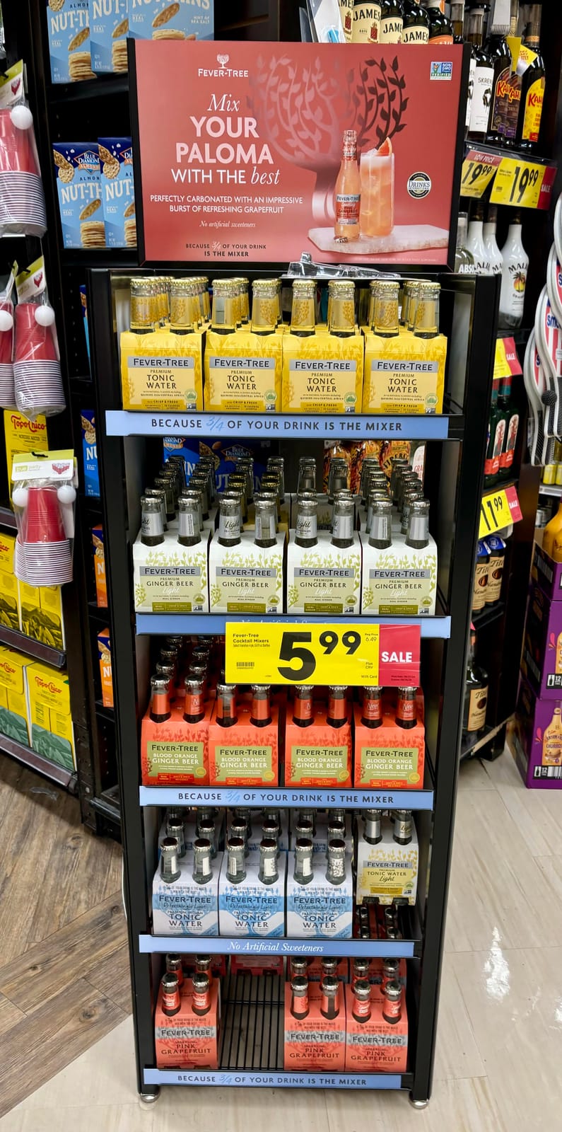 In-store display at Binny's