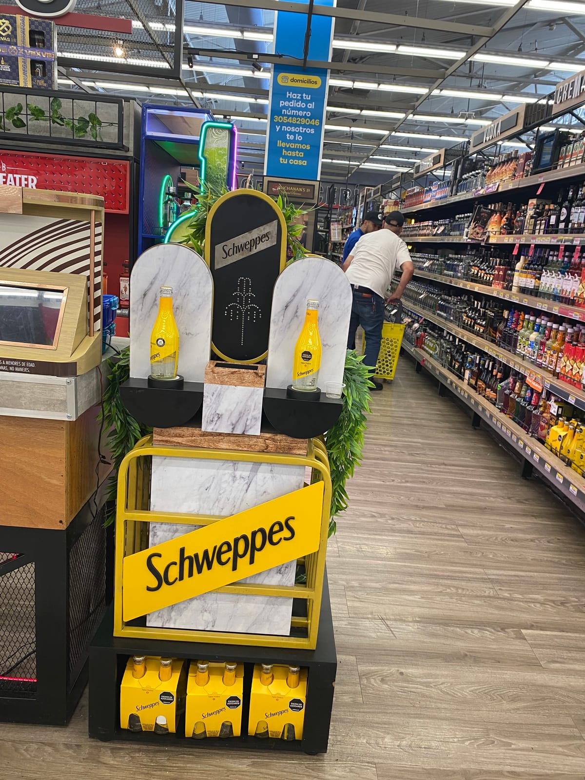 In-store display at Walmart