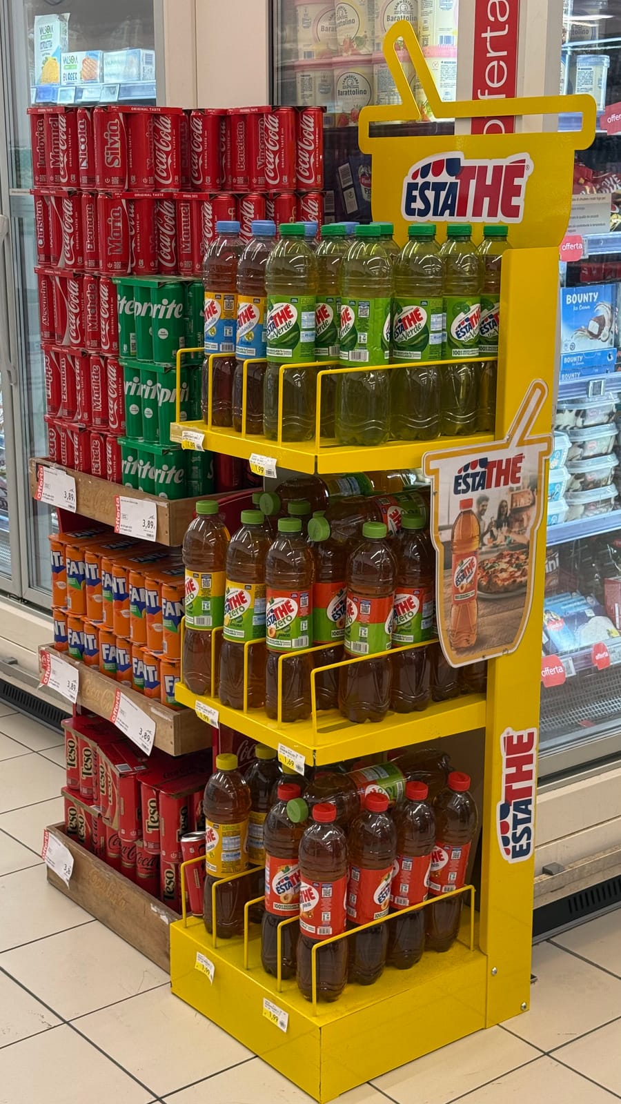 In-store display at Target
