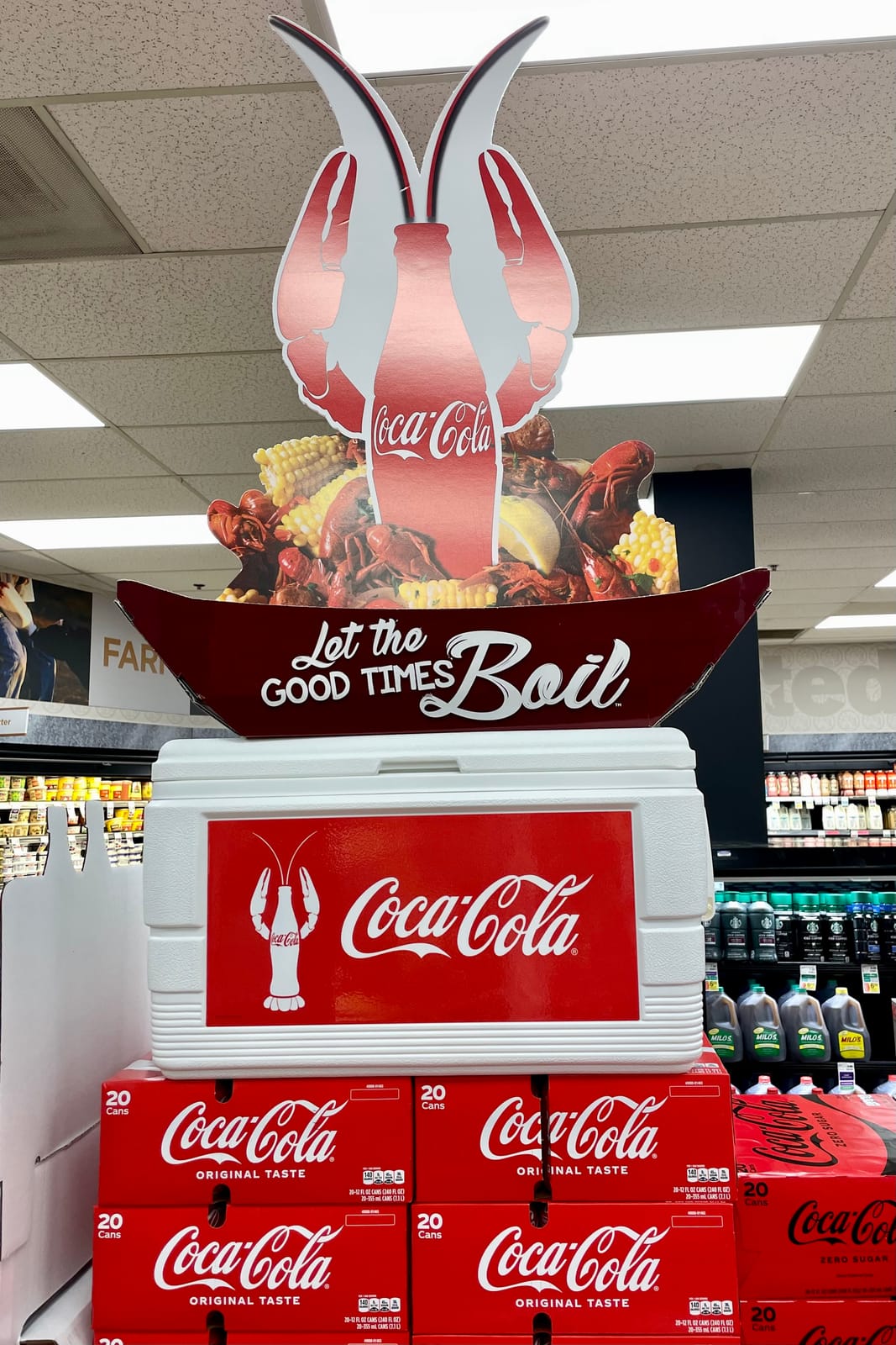 In-store display at Tesco Ireland