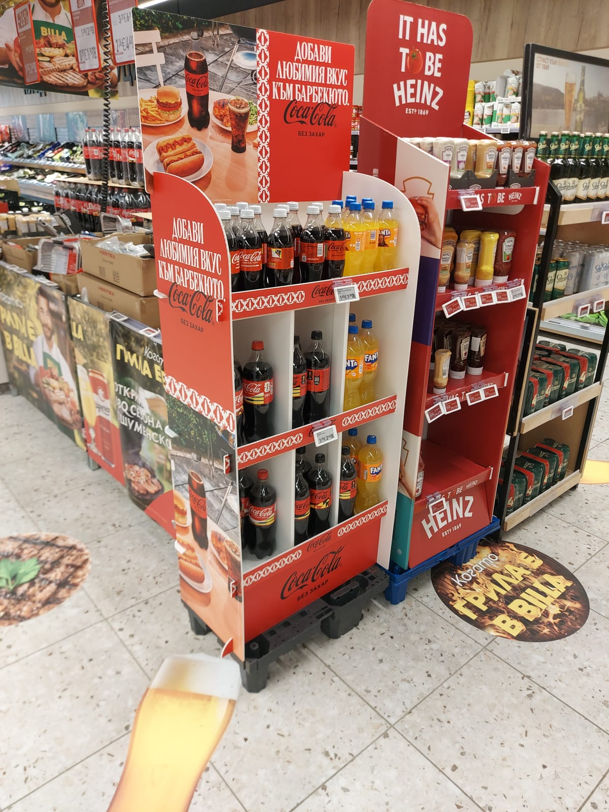 In-store display at Spec's