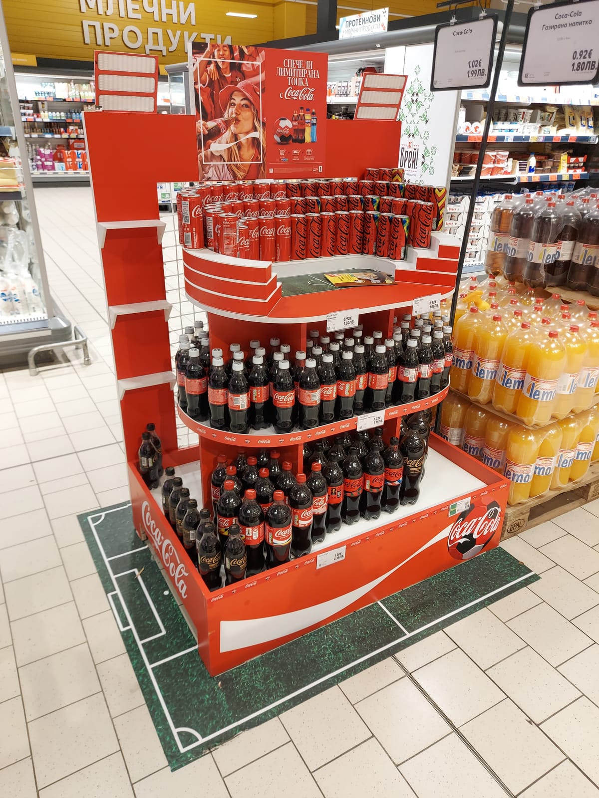 In-store display at Local Wine Shop