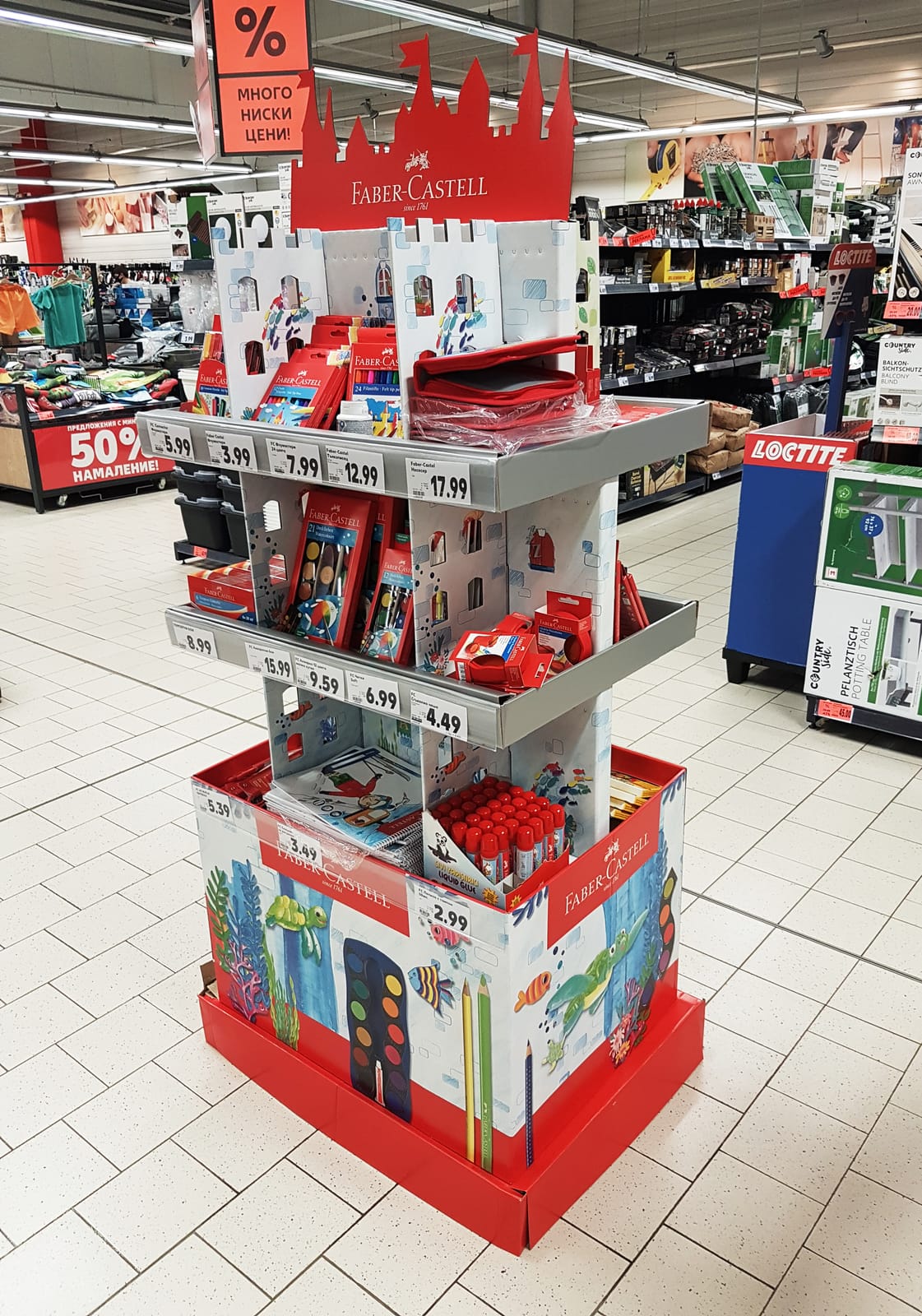 In-store display at LCBO