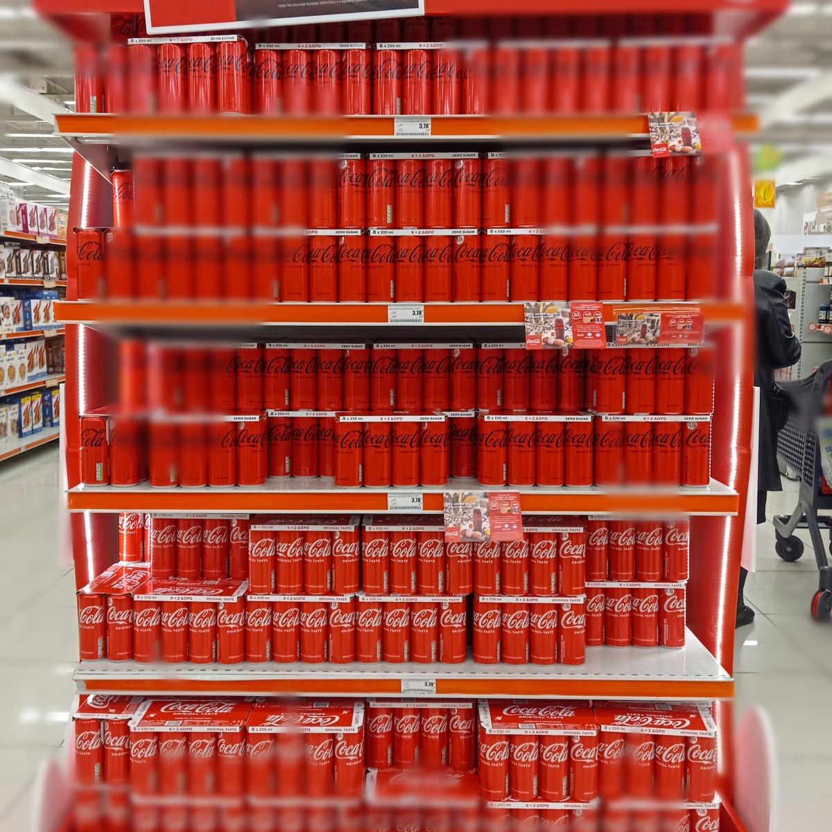 In-store display at Tesco Ireland