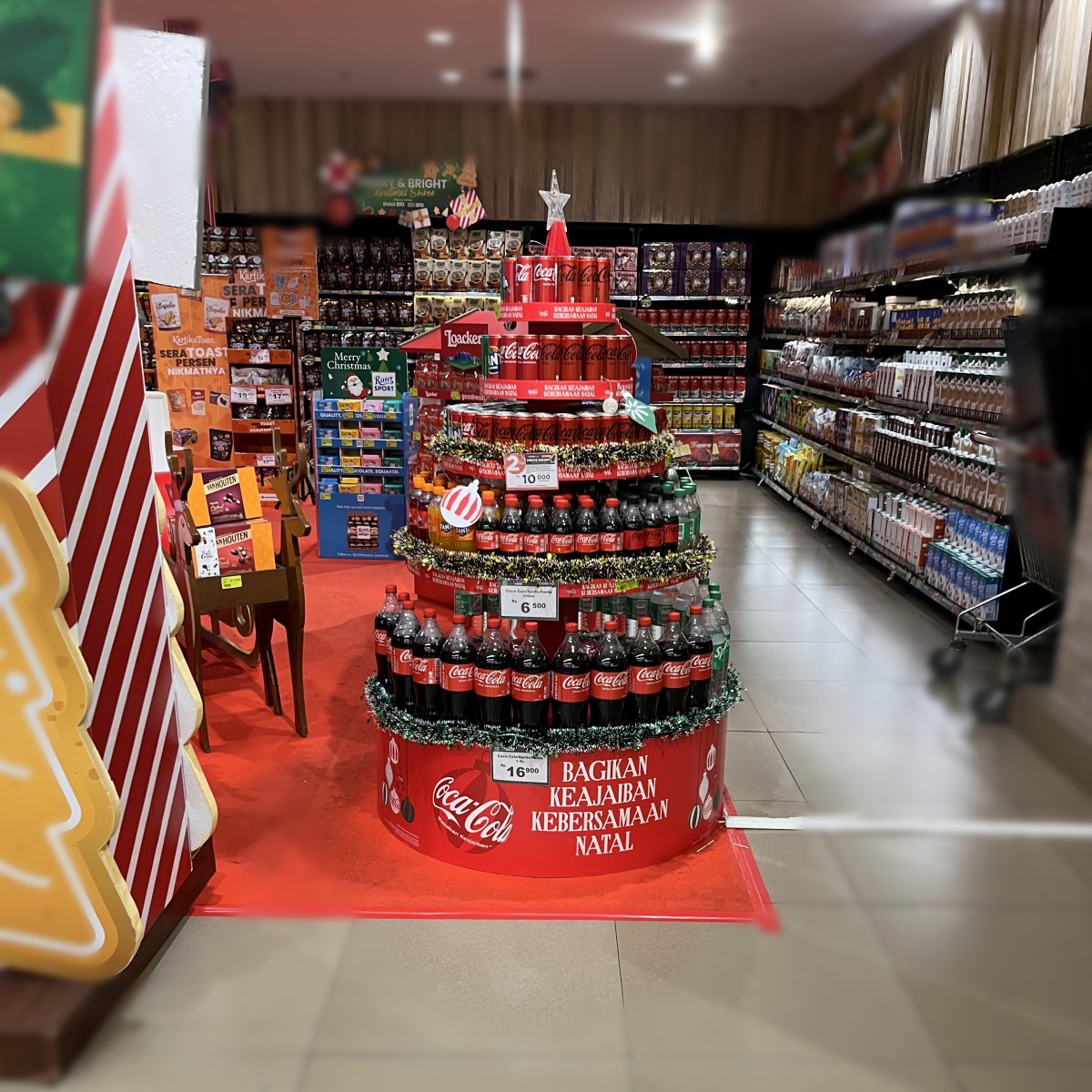 In-store display at Local Wine Shop