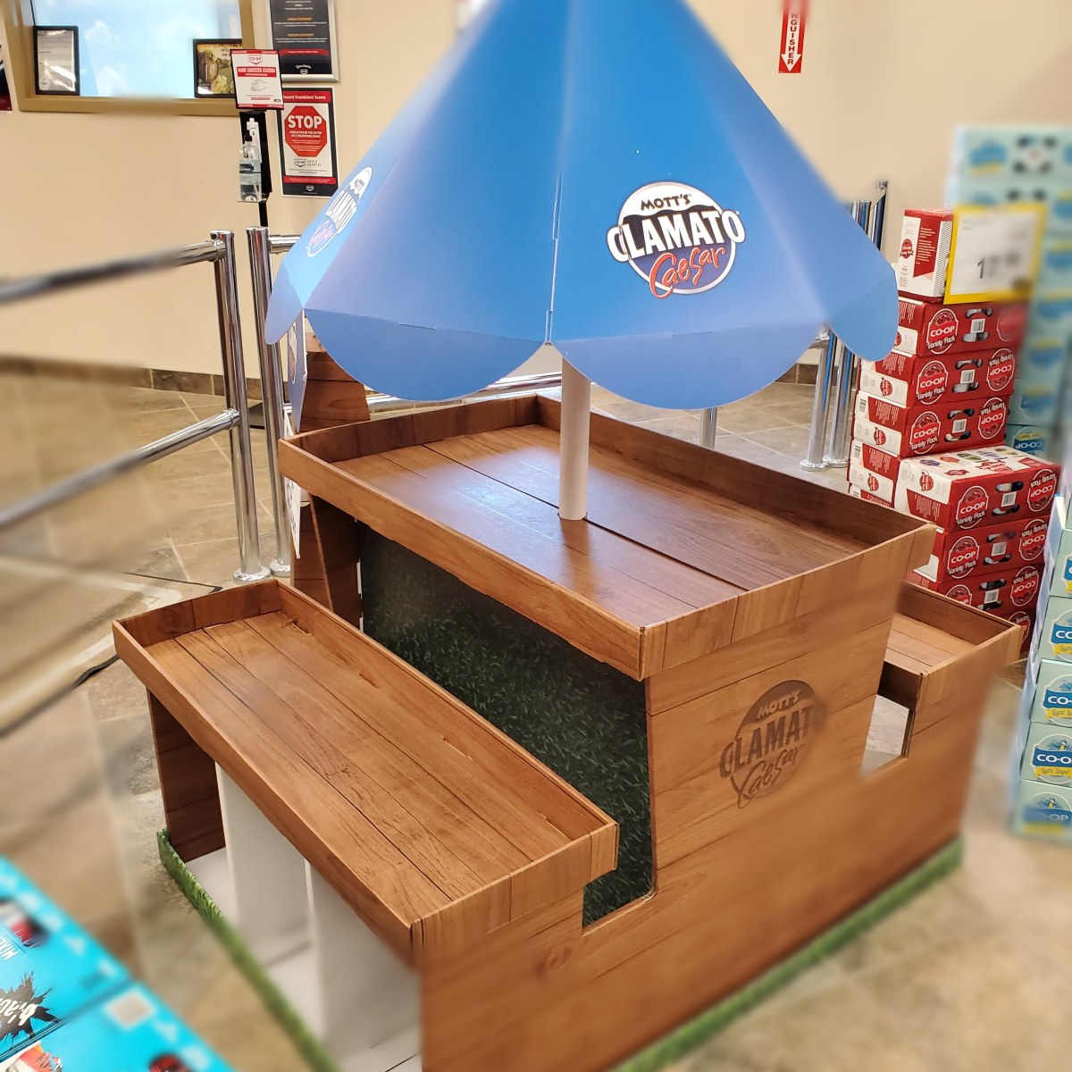 In-store display at Costco